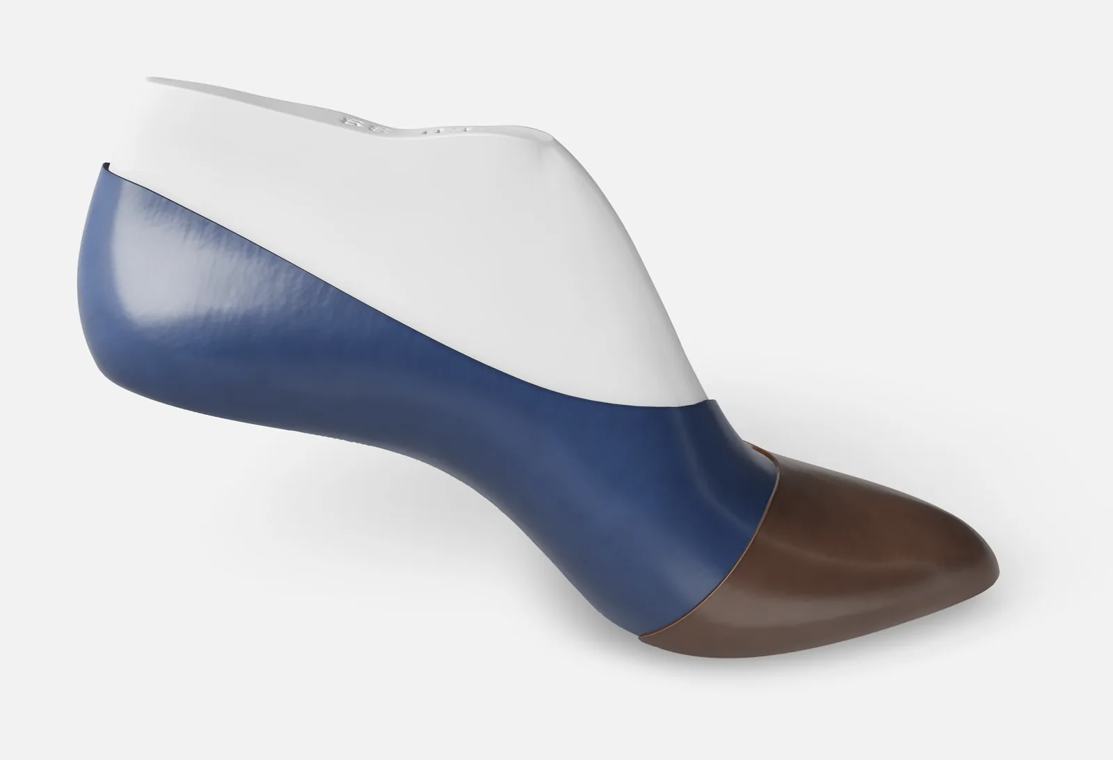 ALMOND, a pointed pump on a high heel